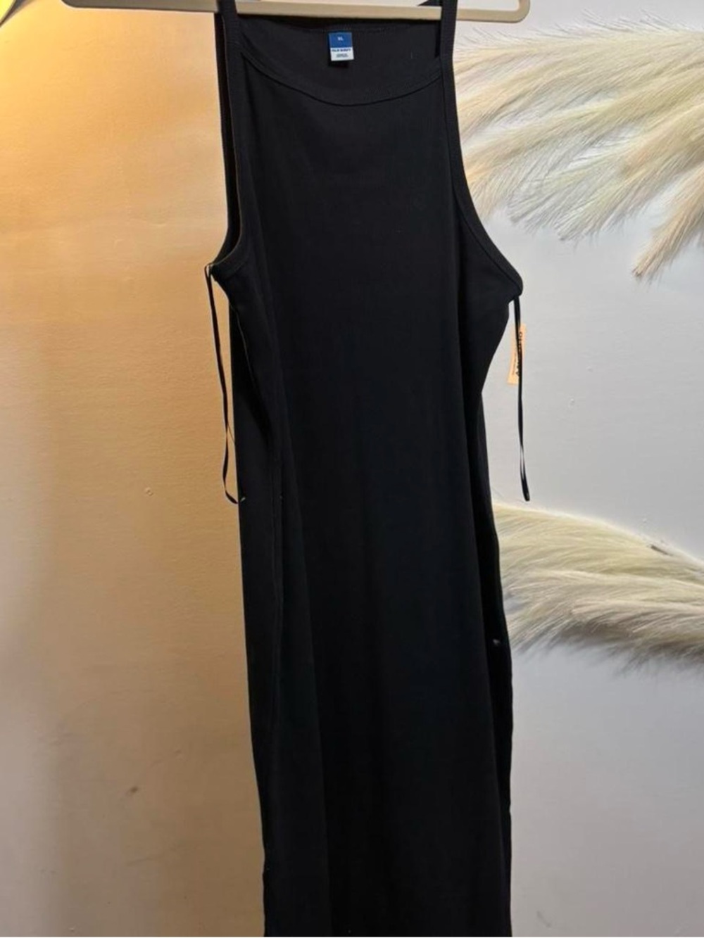 (#108) Old Navy Black Sleeveless Maxi Tank Dress
